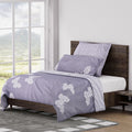  Printed digital duvet cover set 6 pcs, front side print with backing solid   duvet cover: 135*200cm*2pcs pillowcase:40*80cm*2pcs -pillowcase:80*80cm*2pcs   