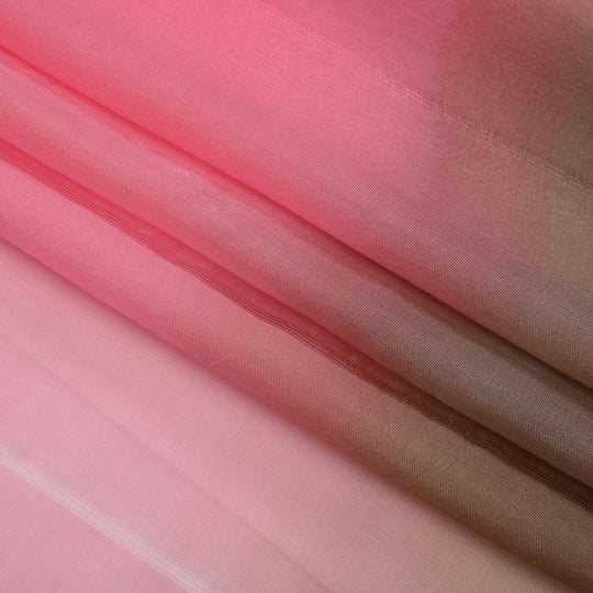 LA MAREY - 100% Maulbeeren-Seidenschal, Chiffon, 110x180 cm, Rot