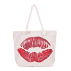 Schickes rotes Lippendesign