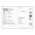 Im Labor gewachsener Diamant VS Ohrringe 925 Silber rhodiniert ca. 0,50 ct.