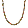 Unakite Halskette, 45 cm - 220 ct.