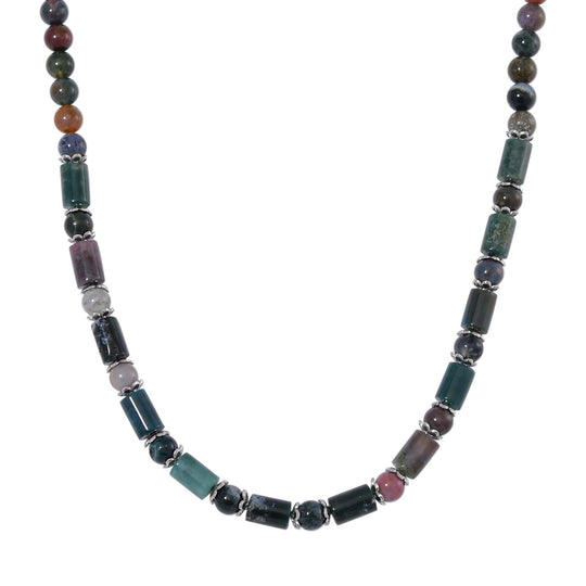 Blauer Sandstein Halskette ca. 45 cm ca. 220.00 ct