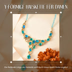 Pfau Quarz Triplette Halskette ca. 45 cm 925 Silber 750 Gelbgold Vermeil ca. 57,03 ct.