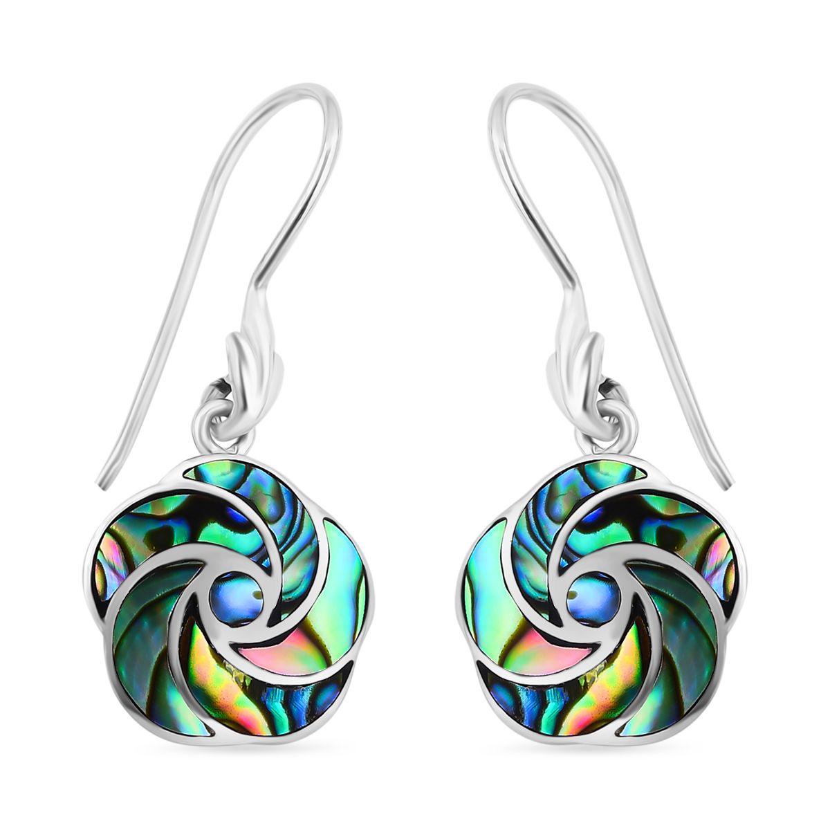 Abalone Muschel Ohrringe 925 Silber