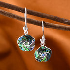 Abalone Muschel Ohrringe 925 Silber