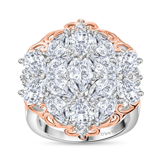 Zirkonia Ring 925 Silber (Größe 18.00) 9.54 ct