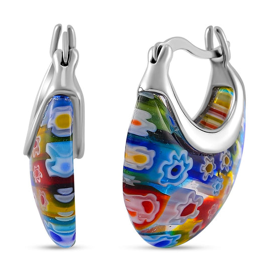 Murano-Stil Glas 316L Edelstahl