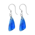 J Francis gefertigt mit SWAROVSKI- Capri blaue Swarovski Kristall Ohrringe