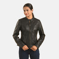 LA MAREY 100% Lammleder-Jacke, Größe 40, Schwarz