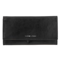 CLOSE OUT - UNION CODE: Echtleder Brieftasche mit Schlangen-Prägung und RFID Schutz, Schwarz