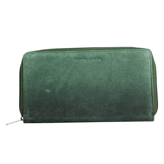 CLOSE OUT - UNION CODE: Brieftasche mit Krokoprägung und RFID schutz, 19x12 cm, Braun