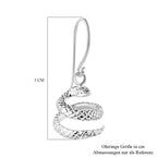 Royal Bali - Schlangen Ohrringe, 925 Silber, 5,10g