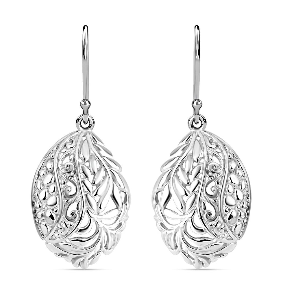 Royal Bali Kollektion - 925 Silber Ohrringe ca. 4,31g