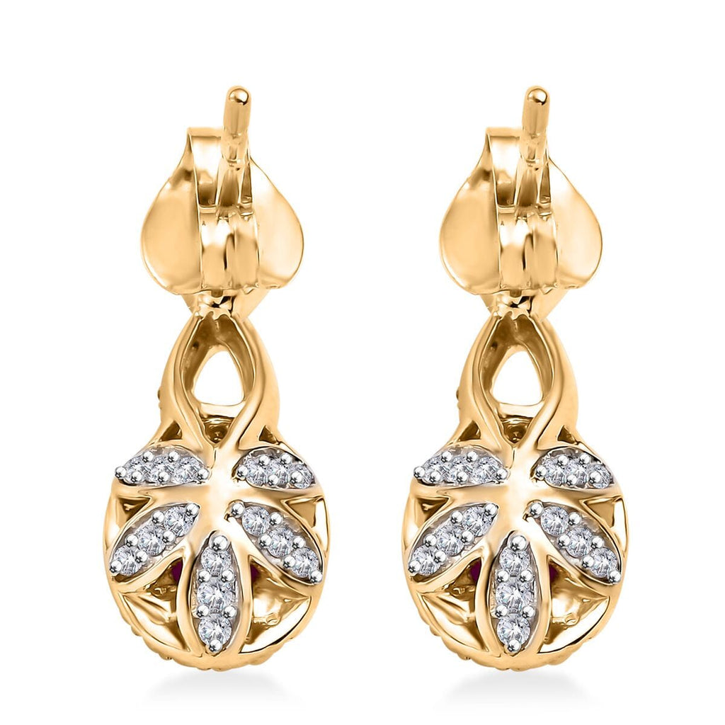 AAA, Weißer Diamant Ohrringe 417 Gold ca. 2,53 ct.