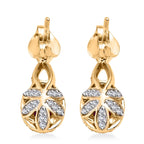 AAA, Weißer Diamant Ohrringe 417 Gold ca. 2,53 ct.
