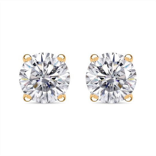 Moissanit Ohrringe 925 Silber rhodiniert ca. 1.49 ct