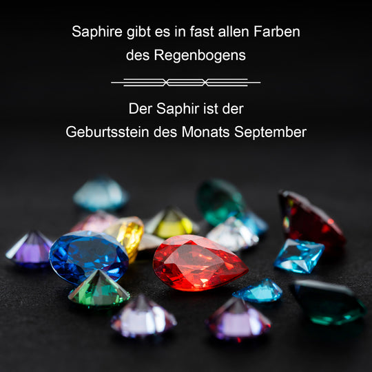 Regenbogen Saphir, Weißes Zirkon Armband ca. 19 cm 925 Silber rhodiniert ca. 7.98 ct