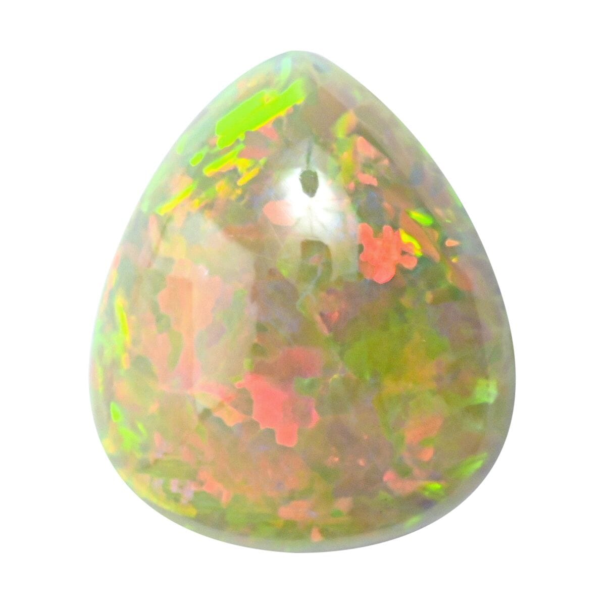 Ethiopian Opal Pear Free Cabochon Cut 4A 23.20 Ct