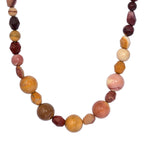 Mookite Halskette ca. 50 cm Messing platiniert ca. 318.50 ct