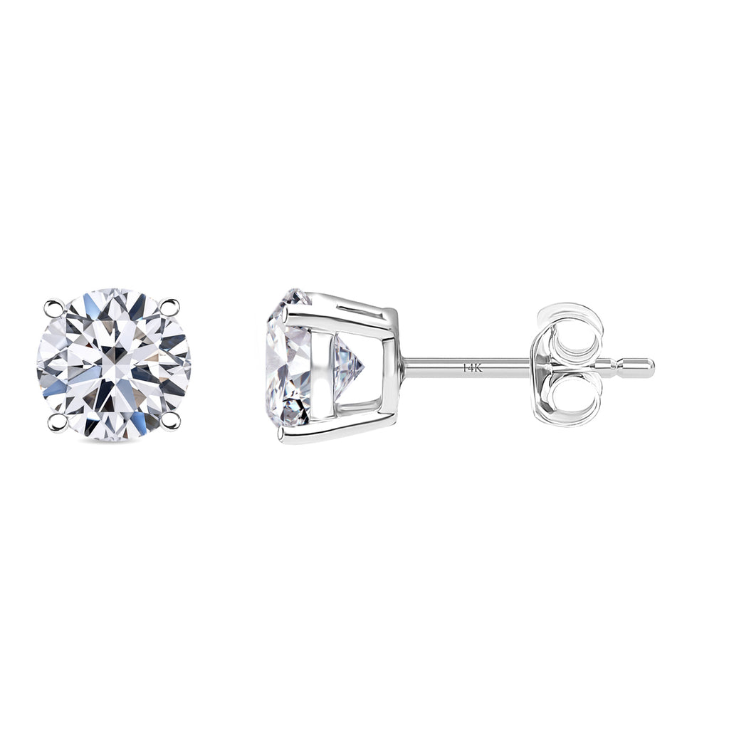 LUXURIANT DIAMOND - Lab-grown Diamant VS-EF SGL zertifiziert Ohrringe, 585 Gold, ca. 2.00 ct