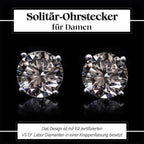 LUXURIANT DIAMOND - Lab-grown Diamant VS-EF SGL zertifiziert Ohrringe, 585 Gold, ca. 2.00 ct