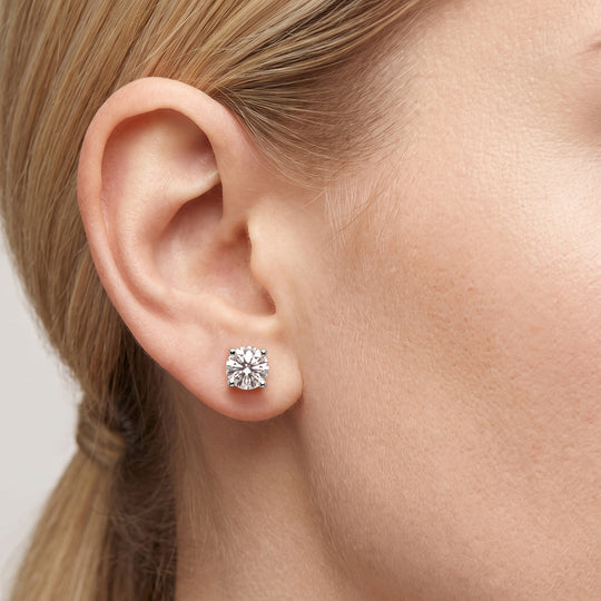 LUXURIANT DIAMOND - Lab-grown Diamant VS-EF SGL zertifiziert Ohrringe, 585 Gold, ca. 2.00 ct