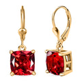 Labor Padparadscha Saphir Ohrringe - 9,72 ct.