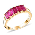 Sehr Seltene AAA burmesischer Rubin, Weißer Diamant Ring, AGI zertifiziert und geprüft, 585 Gelbgold (Größe 16.50) ca. 1.50 ct