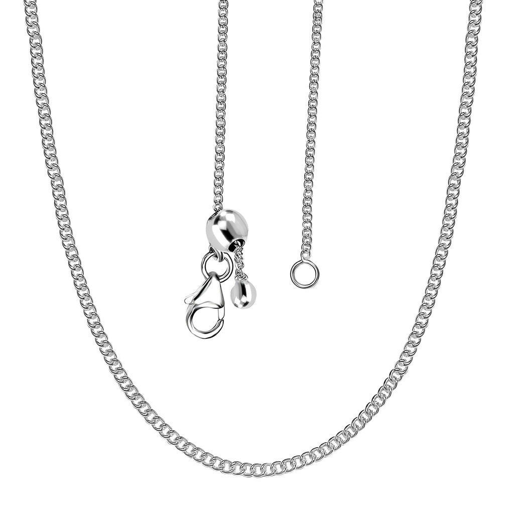Panzerkette, 925 Silber, ca. 50 cm ca. 1,60g