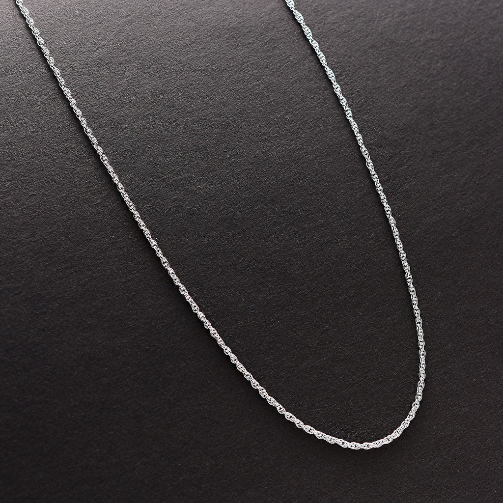 Figaro-Halskette, 925 Silber, ca. 50 cm ca. 3,00g