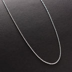 Figaro-Halskette, 925 Silber, ca. 50 cm ca. 3,00g