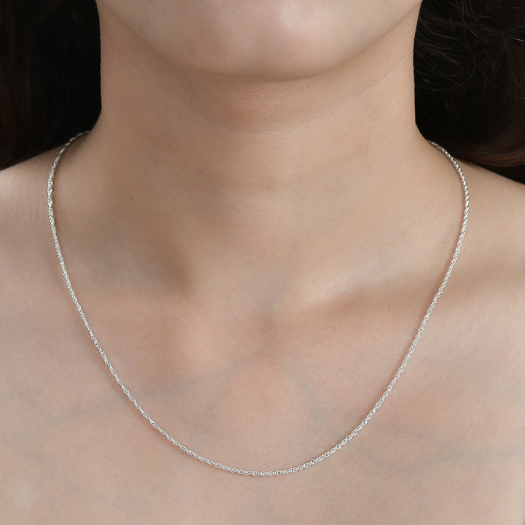 Figaro-Halskette, 925 Silber, ca. 50 cm ca. 3,00g
