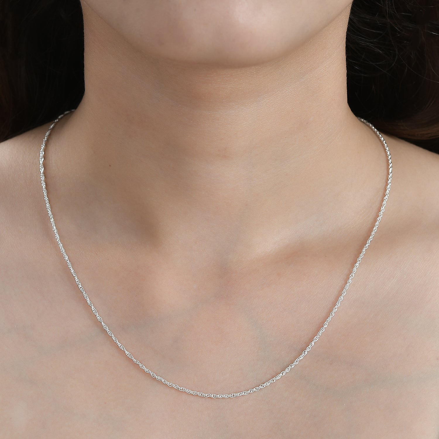 Figaro-Halskette, 925 Silber, ca. 50 cm ca. 3,00g