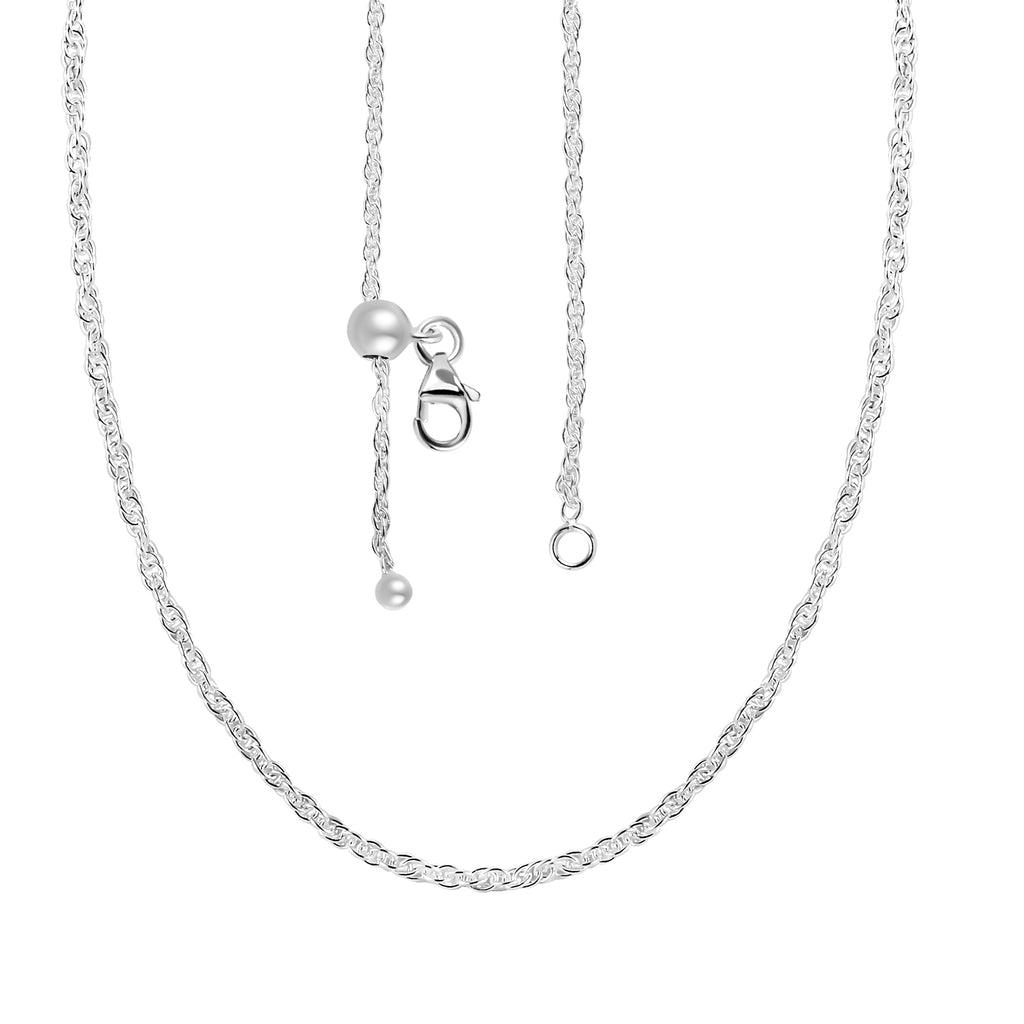 Figaro-Halskette, 925 Silber, ca. 50 cm ca. 3,00g