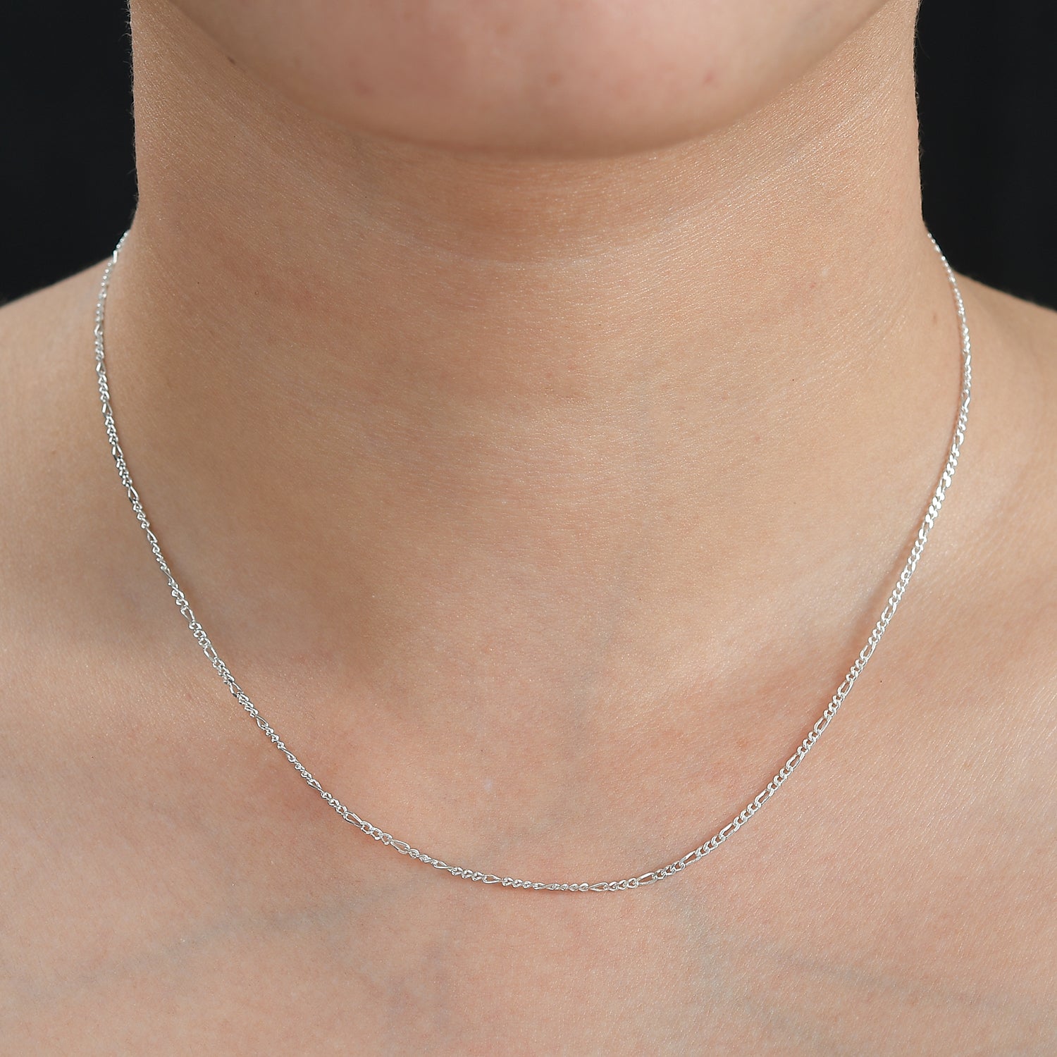 Figarokette, 925 Silber, ca. 50 cm ca. 2,75g