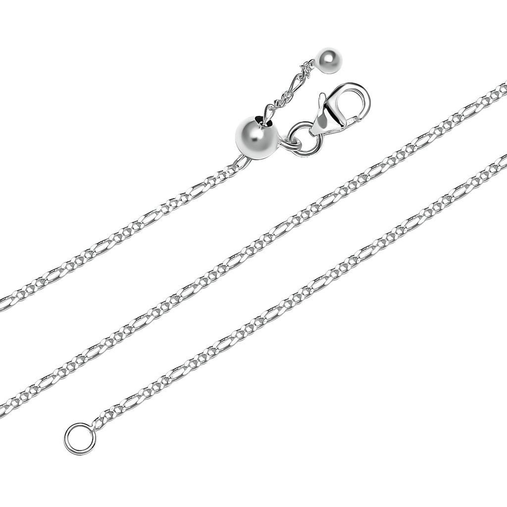 Figarokette, 925 Silber, ca. 50 cm ca. 2,75g