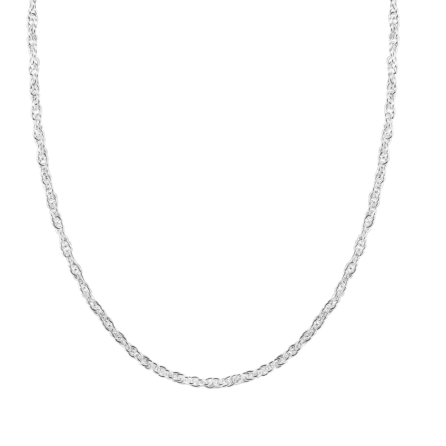 Königskordelkette, 925 Silber ca. 50 cm ca. 3,00g