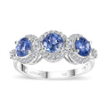 AAA Blauer Ceylon-Saphir Ring 585 Gold (Größe 17.00) ca. 3,12 ct