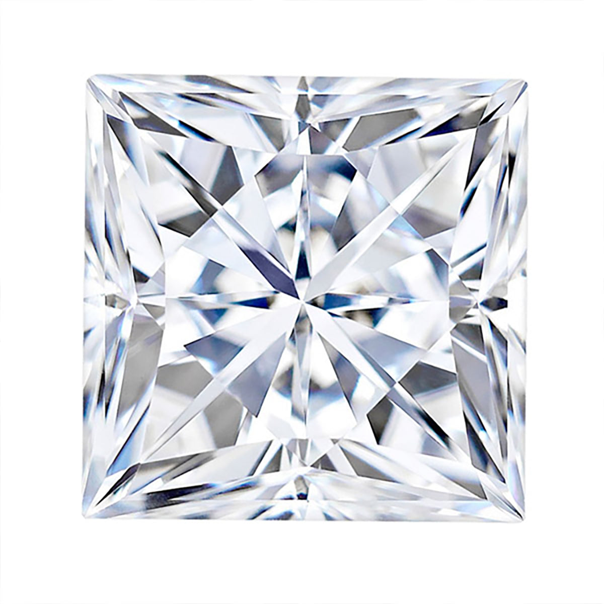 Moissanite Square 6 Princess Cut 1A 1.10 Ct