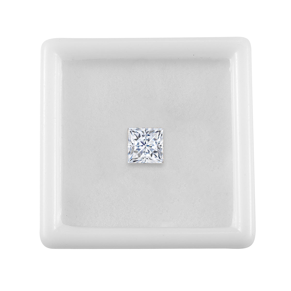 Moissanite Square 6 Princess Cut 1A 1.10 Ct