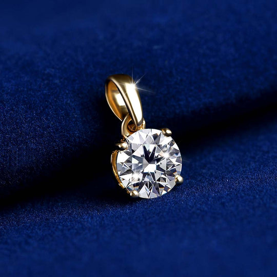 LUXURIANT DIAMOND - Lab Grown Diamant VS-EF SGL zertifiziert Anhänger 375 Gold ca. 1,00 ct.