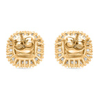 AAA Gelber Saphir, Weißer Diamant Ohrringe, AGI zertifiziert und geprüft, 585 Gelb Gold ca. 2.44 ct