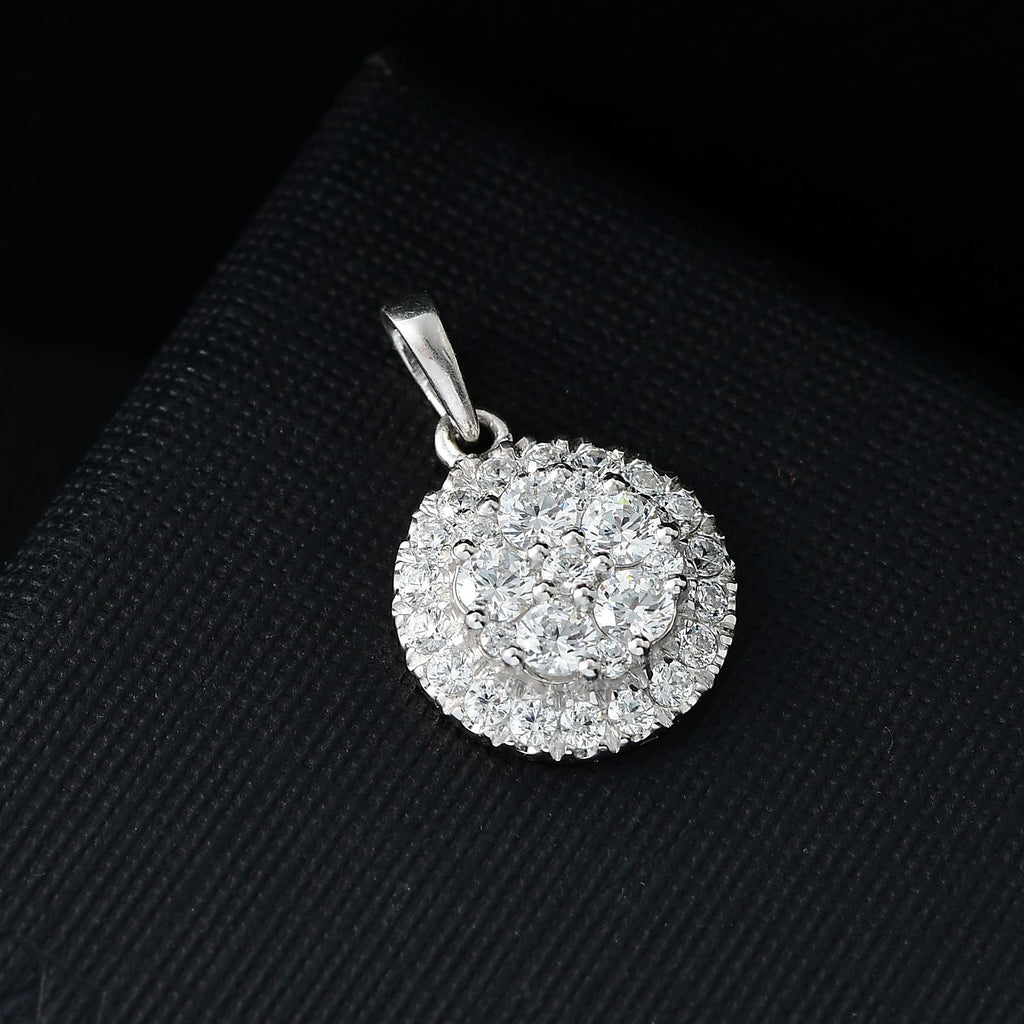 J Francis gefertigt mit SWAROVSKI Zirkonia Anhänger 925 Silber rhodiniert