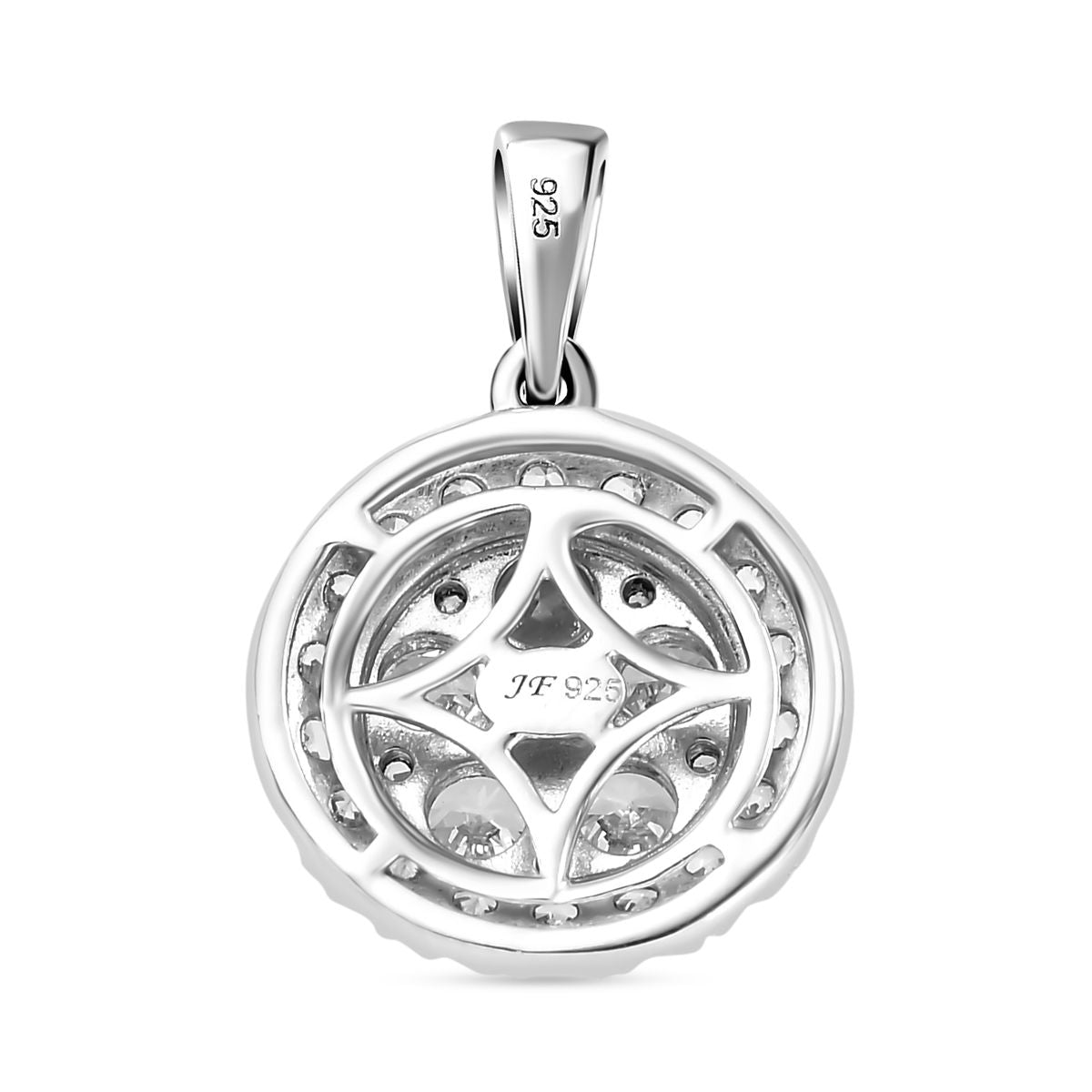 J Francis gefertigt mit SWAROVSKI Zirkonia Anhänger 925 Silber rhodiniert
