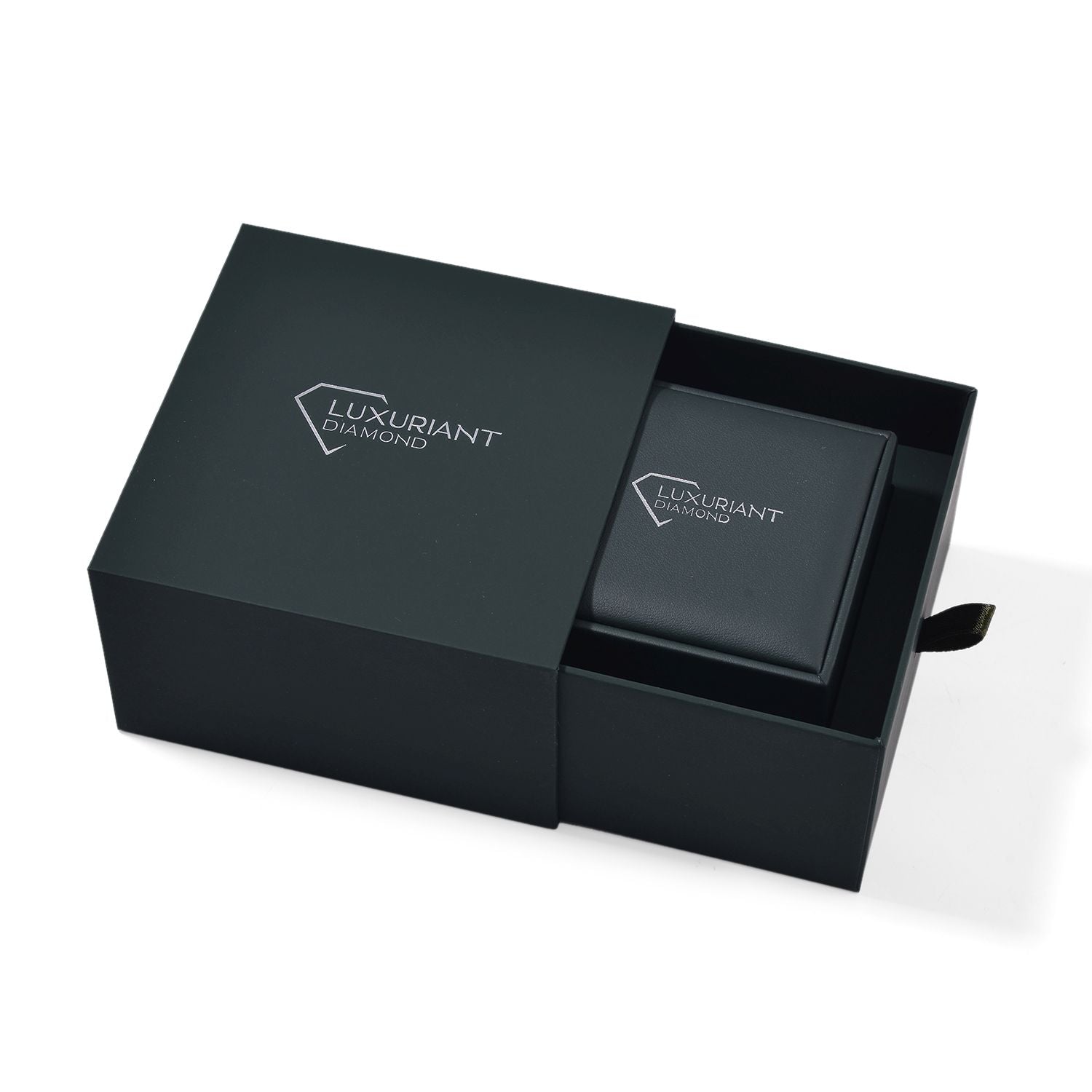 Luxuriant brand Box LED PU box green color clean cloth