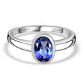 RHAPSODY AAAA Tansanit-Ring, 950 Platin (Größe 18.50) ca. 1.18 ct