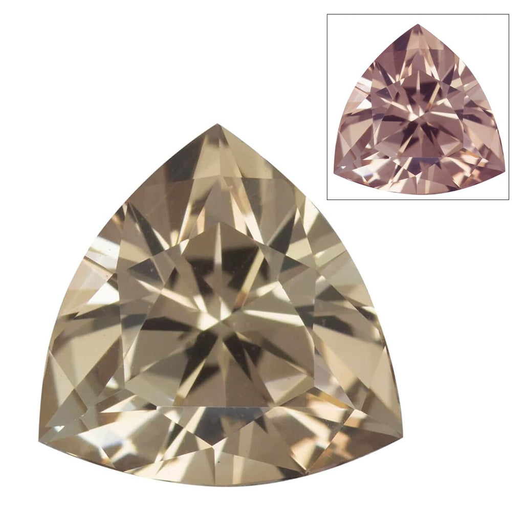 IGI Certified 4A Turkizite Trillion 7 Faceted Cut 1.40 Ct