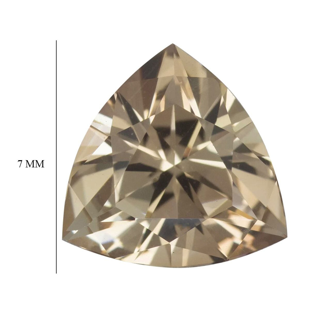 IGI Certified 4A Turkizite Trillion 7 Faceted Cut 1.40 Ct
