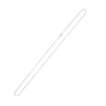 Signature Collection - Premium 950 Platin Spiga Kette ca. 50 cm ca. 2,89g