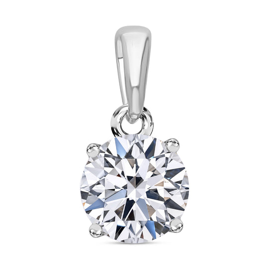 LUXURIANT DIAMOND - Lab Grown Diamant VS-EF SGL zertifiziert Anhänger, 585 Weißgold ca. 1.00 ct